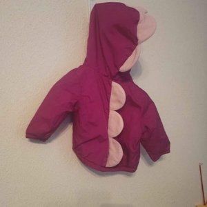 Columbia 3-6 month dinosaur jacket pink